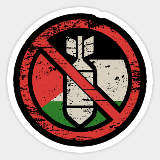 Peace For Palestine Sticker